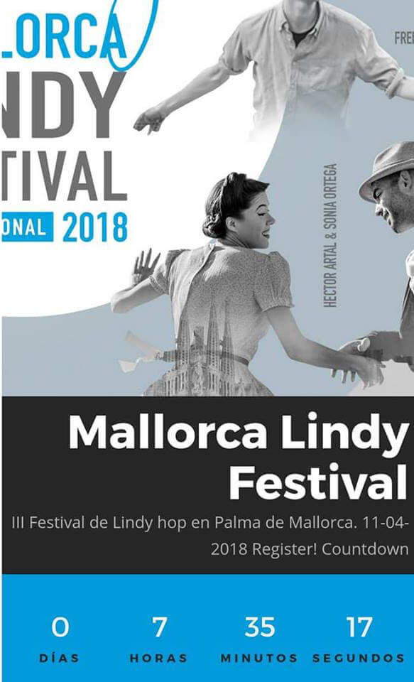 Mallorca Lindy Festival en Octubre 2018