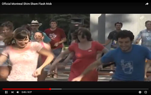 Oficial Montreal Shim Sham Flash Mob