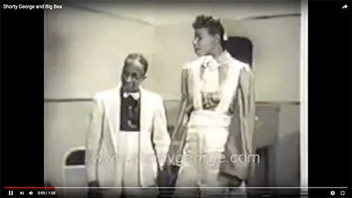 «Shorty» George y su compañera Gran Bea en 1937