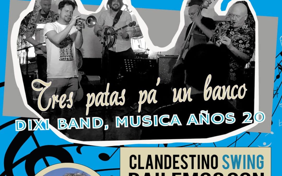 Clandestine + live concert with baile Social Let's dance swing in Jerez !